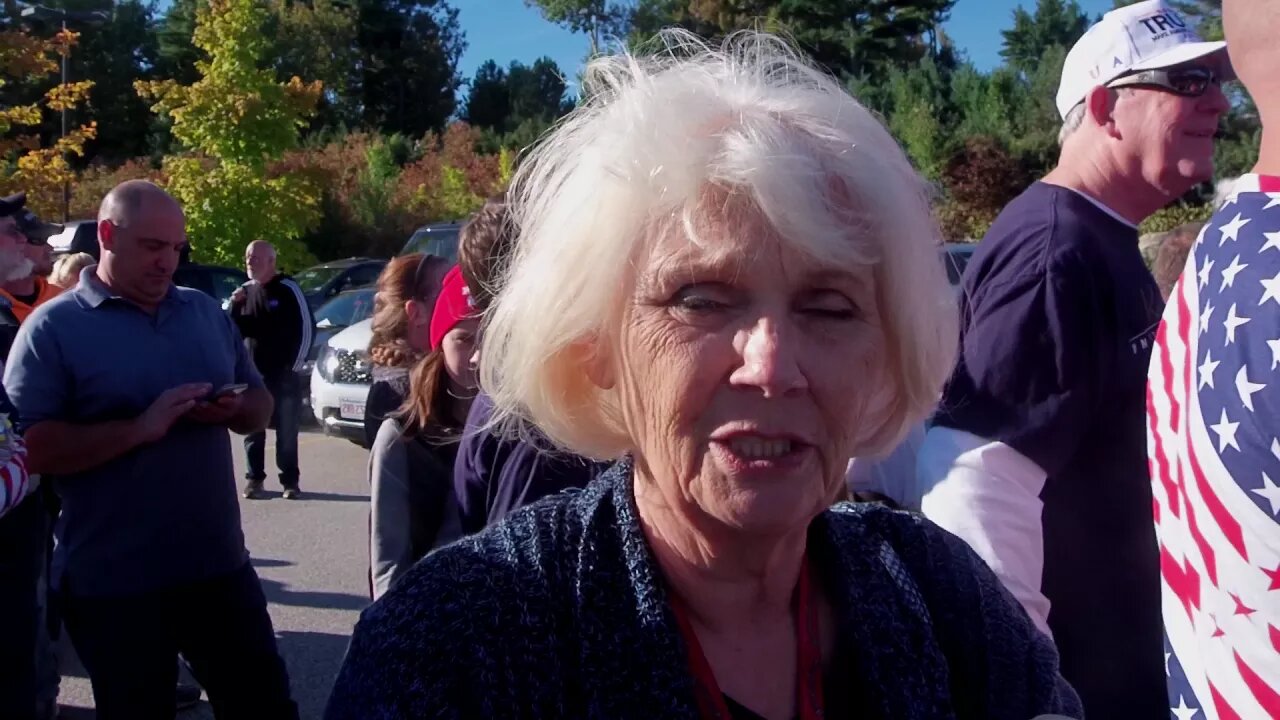 Melony after the Trump rally in bedford NH 9 29 16