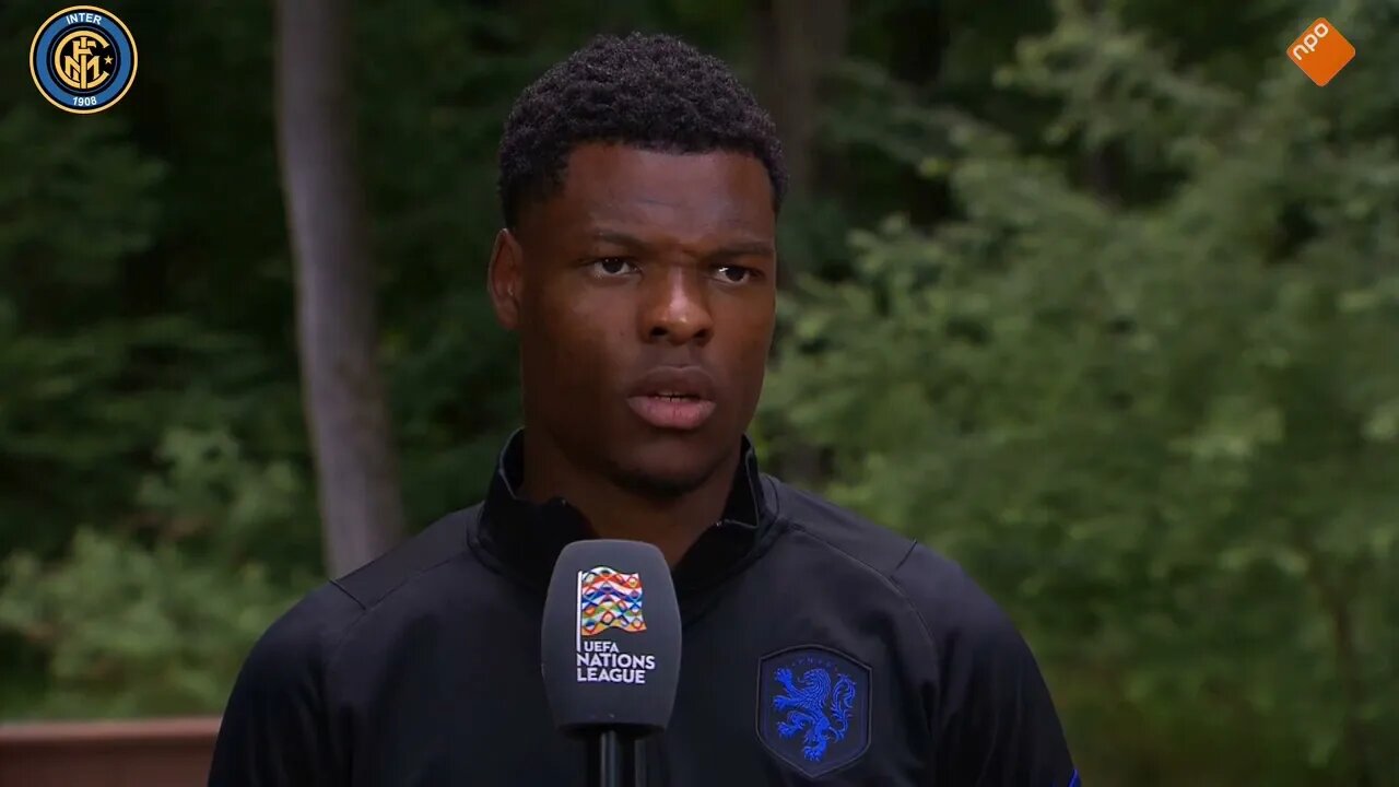 Denzel Dumfries geniet bij Inter en in Italië: Prachtige cultuur, club en supporters'.