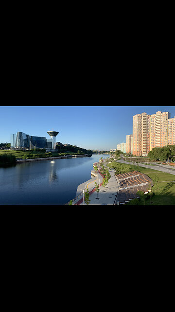 The embankment in Krasnogorsk
