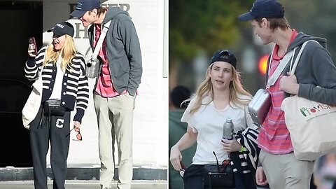 Emma Roberts Enjoys LA Card Show