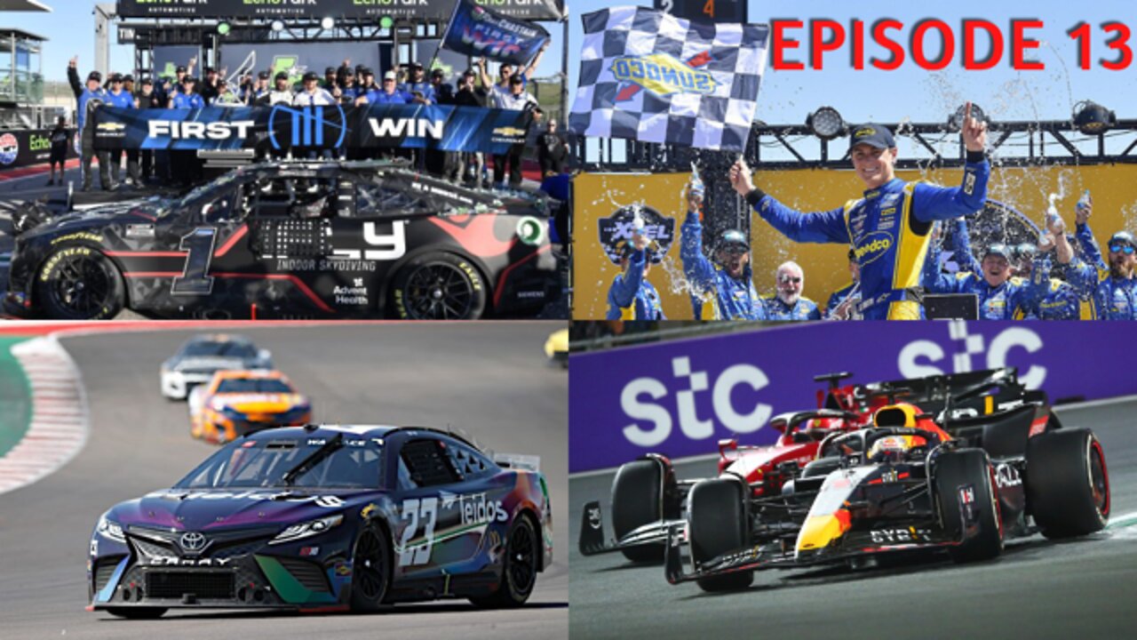 Episode 13 - NASCAR at COTA, F1 Saudi GP, SuperCross in Seattle at Lumen Field, and More