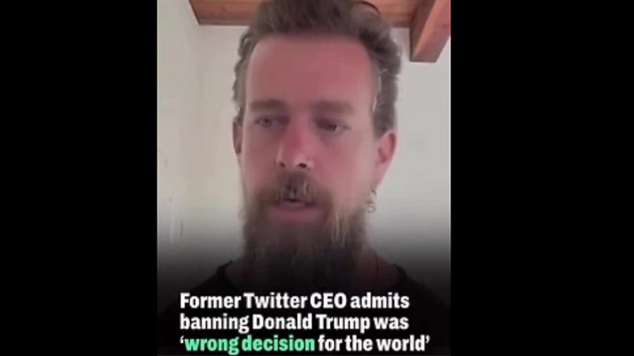 CEO Jack Dorsey on banning President Donald‌ Trump