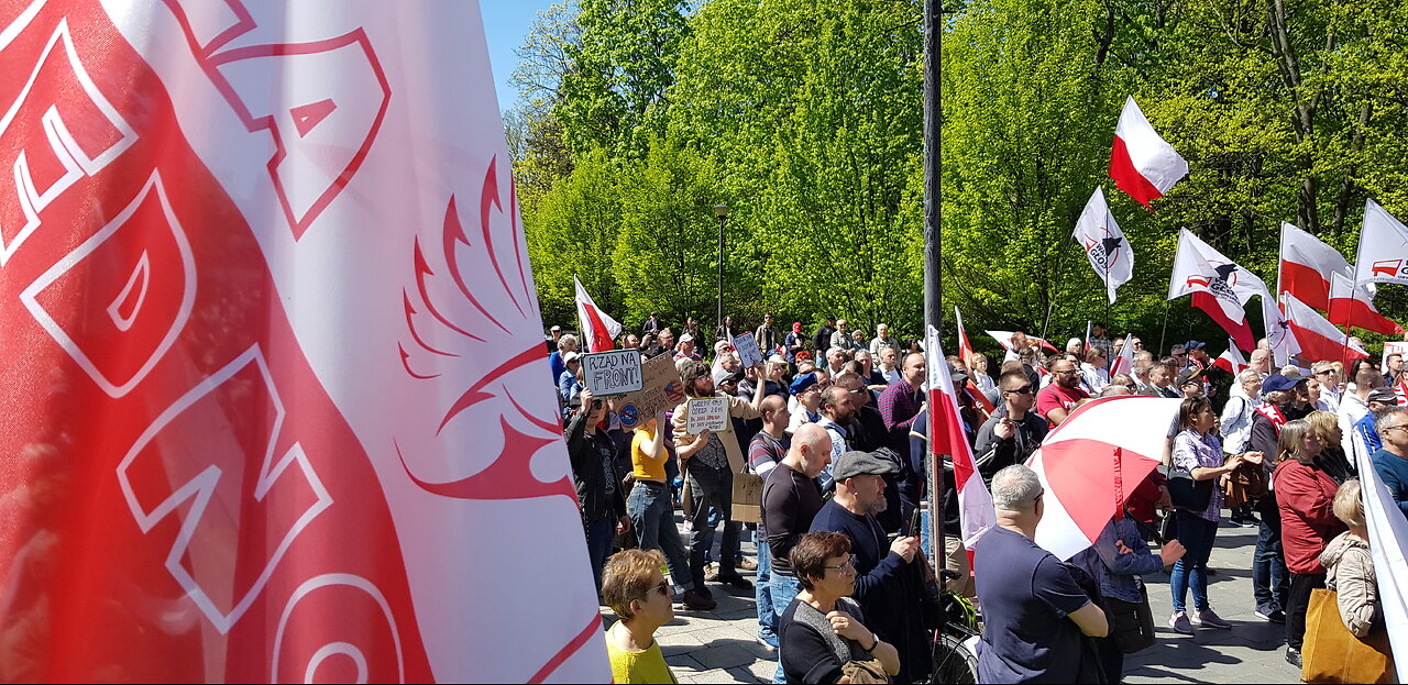 1.05.2023 r. - #MarszPokoju, #Warszawa, #Polska. Wideorelacja - część 2/14.