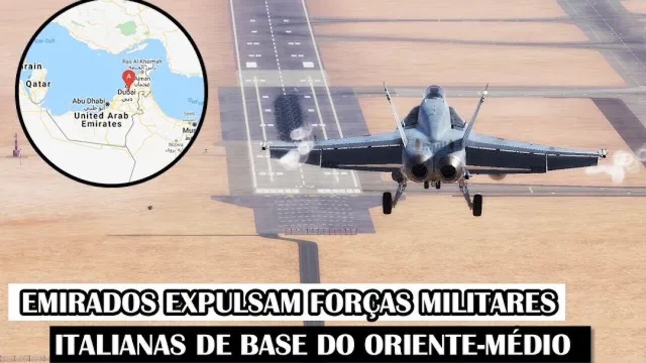 Emirados Expulsam Forças Militares Italianas De Base Do Oriente-Médio