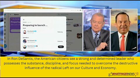 In Ron DeSantis, the American citizens see a strong and determined leader