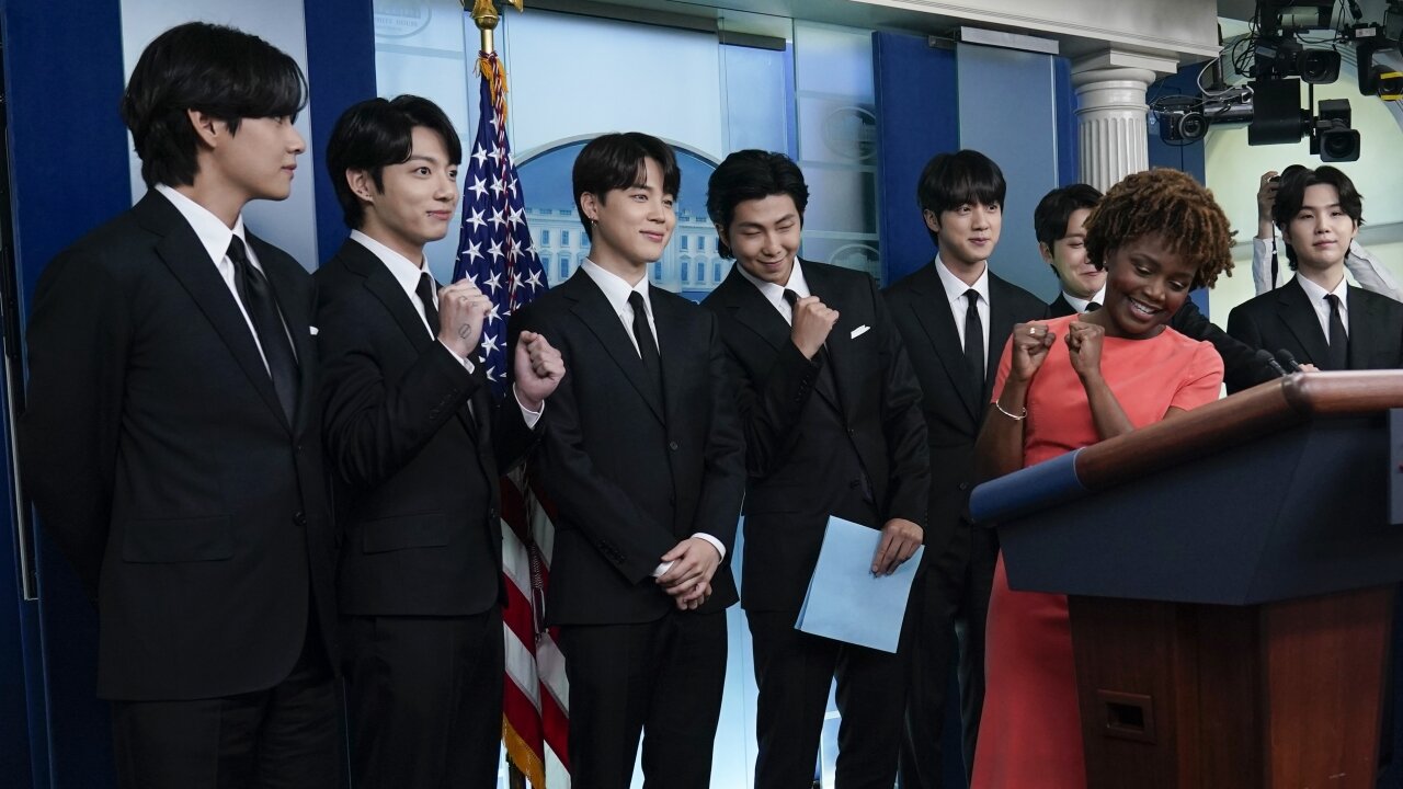 BTS Visits White House To Address Anti-Asian Hate Crimes