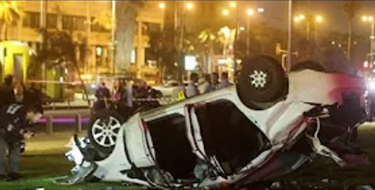 Driver rams car into people near beach in Tel Aviv