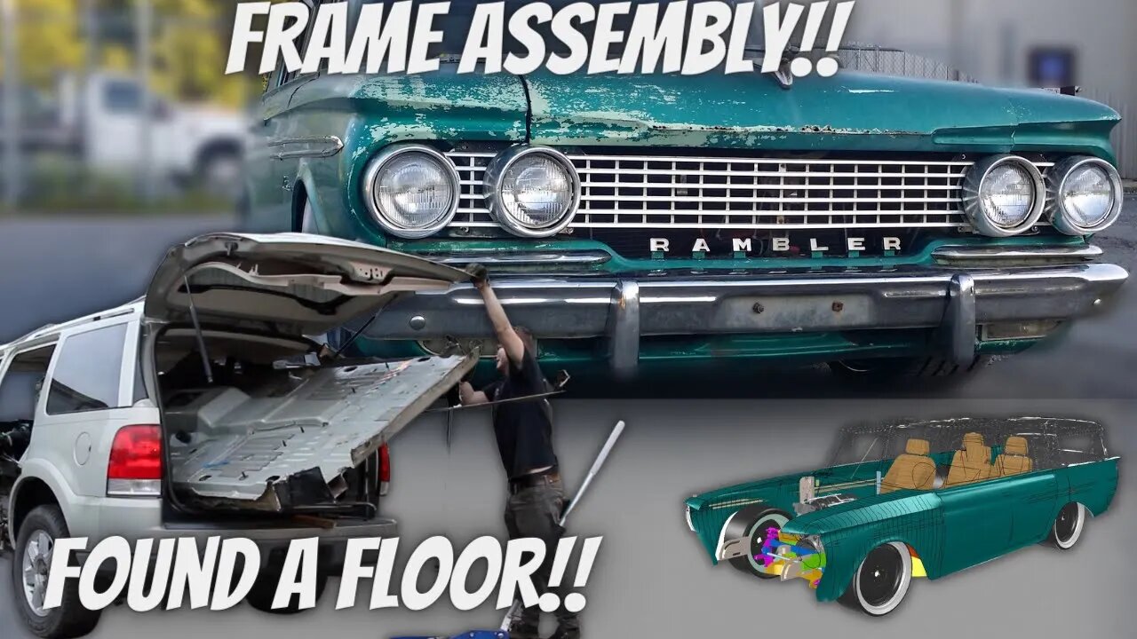 Sleeper LS Swapped Rambler Gets The Corvette Frame And Floor Fabricated - (Rustomod Garage Ep.4)