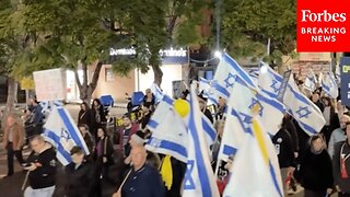 Protesters Gather In Haifa, Israel To Demand A Ceasefire With Hamas And For The Release Of Hostages