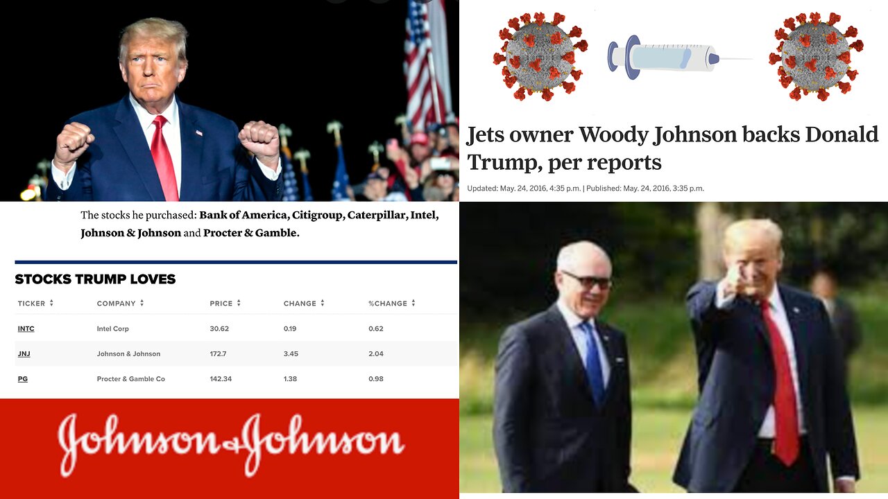 Trump Pushed the Johnson & Johnson Vaccine After He Purchased Stock in 2011 - Live with Andy