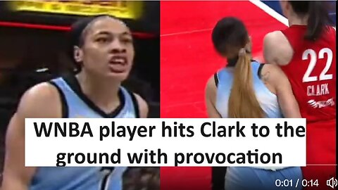 Riley Gaines on wnba player knocking Clark dow