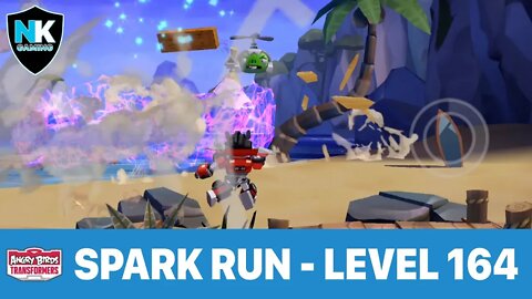 Angry Birds Transformers 2.0 - Spark Run Series - Level 164 - Featuring Sideswipe