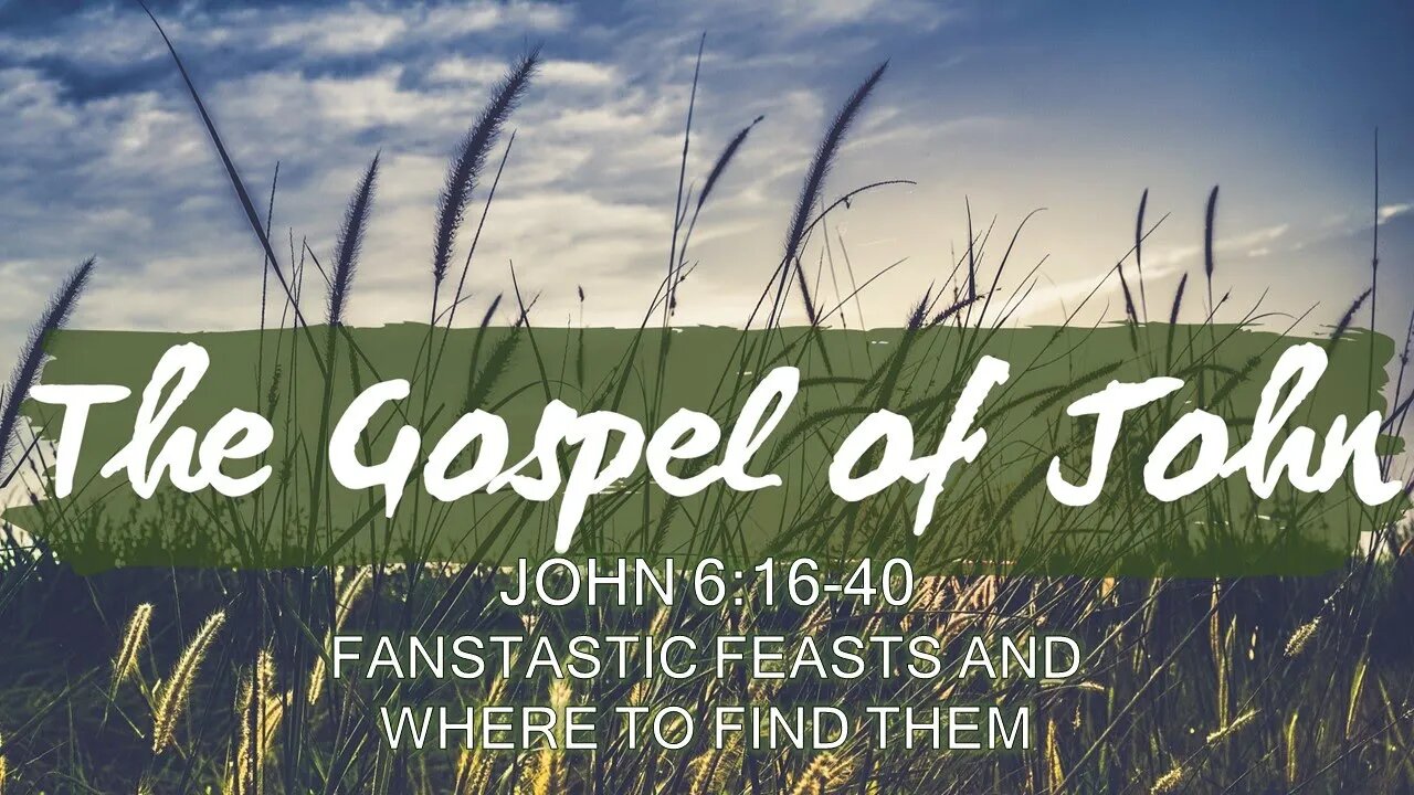 John 6: 16-40 The Bread From Heaven