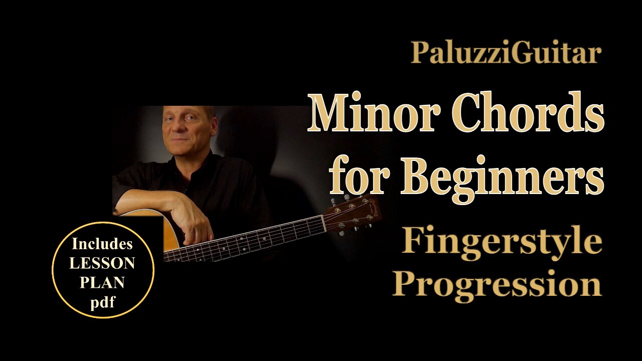 Minor Chords for Beginners Guitar Lesson [Fingerstyle Progression]