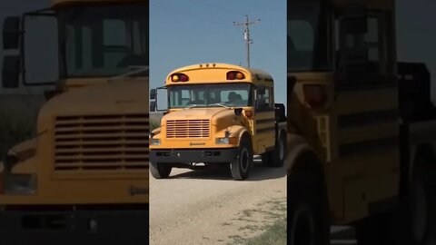 School Bus Can Tow You To School