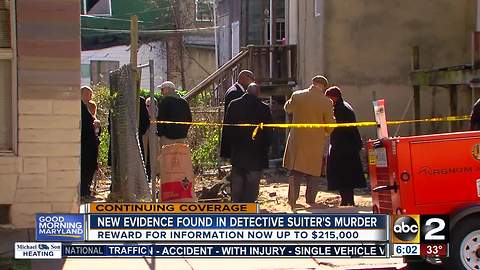 BPD re-expand the crime scene where Detective Suiter was shot