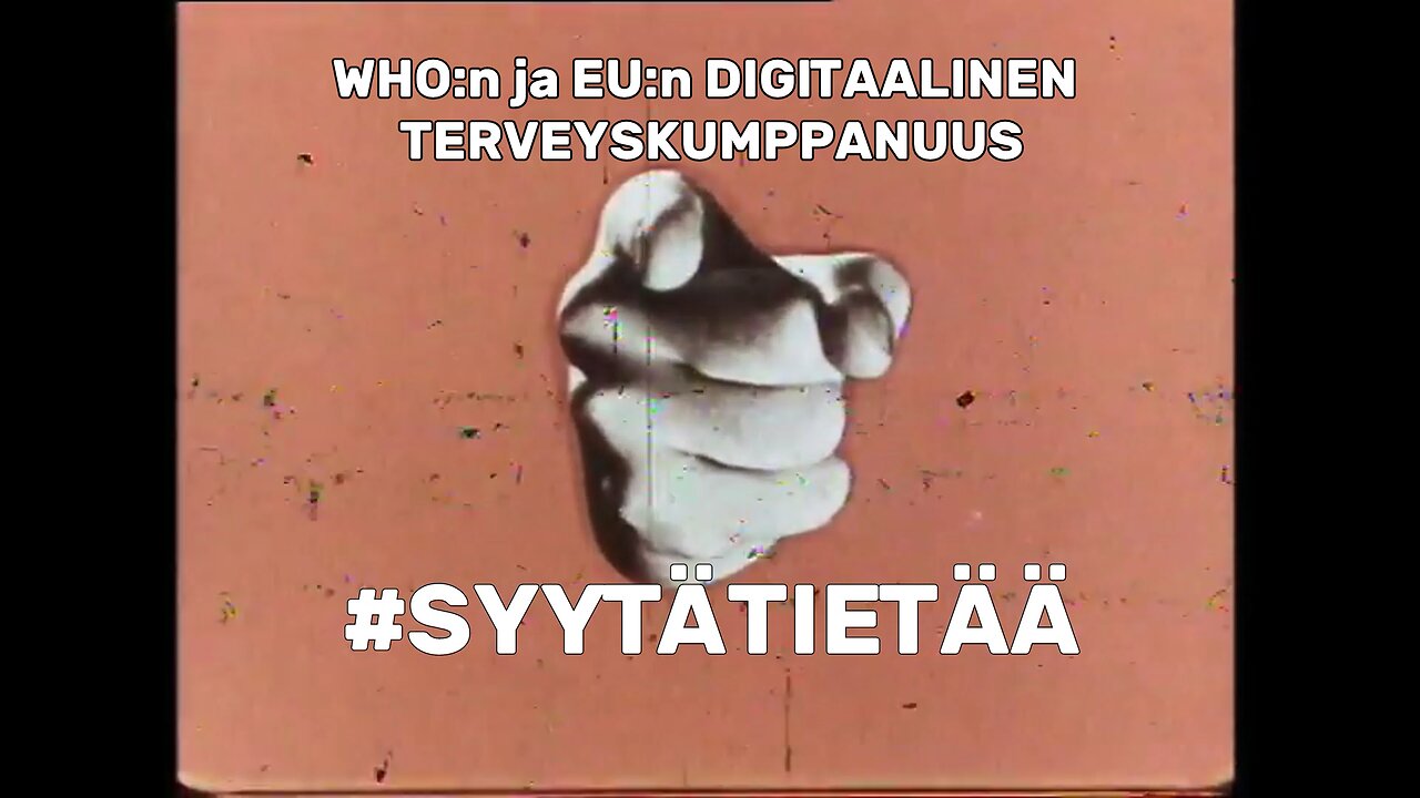 #SYYTÄTIETÄÄ - WHO:n ja EU:n digitaalinen terveyskumppanuus