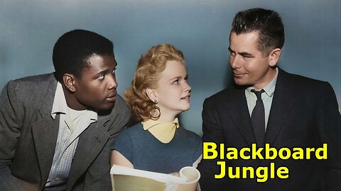 Blackboard Jungle (1955) 1440p - Glenn Ford | Sidney Poitier | Anne Francis | Drama/Teen