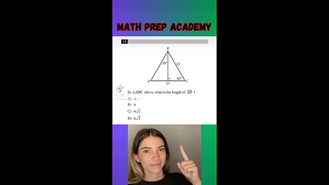 Lets solve this TRIANGLE! Can YOU do it?! #sat #satreview #math