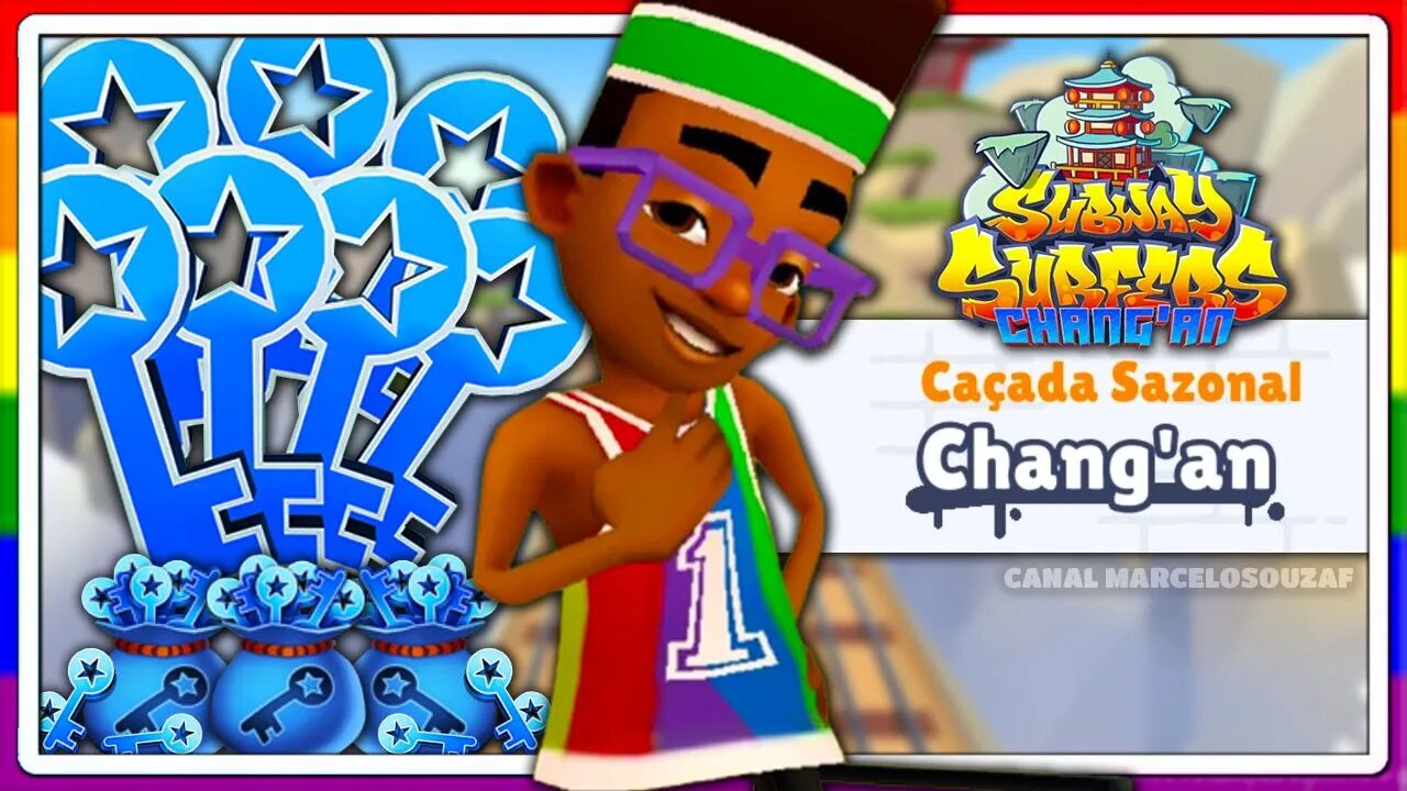 50 Chaves e Caçada Sazonal do Subway Surfers Chang'an Parte 1