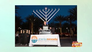 Menorah Lighting At Downtown Summerlin