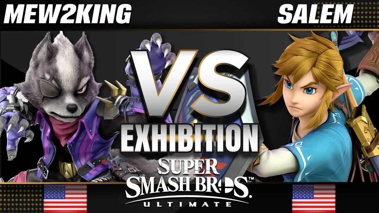 1st Smash Ultimate Mains!! Mew2King (Wolf) vs. Salem (Link)