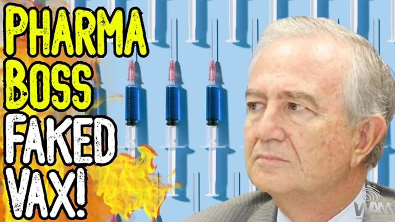 PHARMA BOSS CAUGHT FAKING VACCINE! - Arrested & Charged! - THOUSANDS Of Celebrities Faked Jab Too!