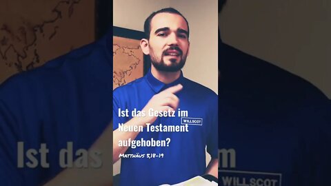 Ist das #Gesetz aufgehoben im Neuen Testament? #Bibel 👉🏻 das-zuverlaessige-wort.com