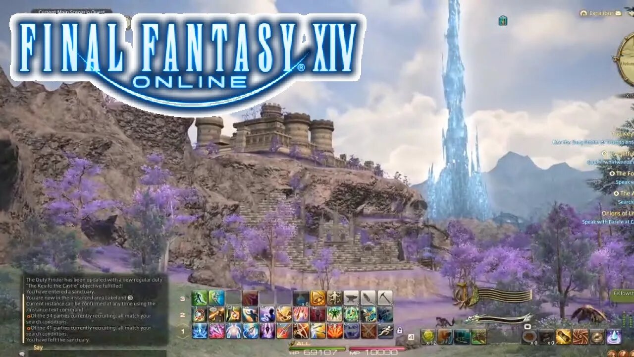 FFXIV Music! - Forest of the Lost Shepherd Theme (DAY) Heroic Song - Final Fantasy XIV Soundtrack