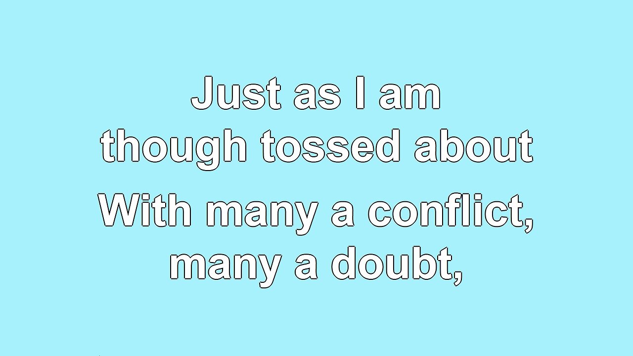 Just as I am V3