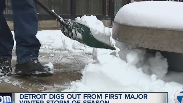 Digging out from major snow storm