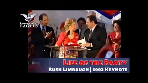 Rush Limbaugh Remarks | Phyllis Schlafly's Life of the Party 1992