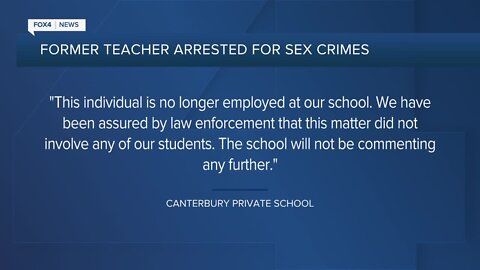 Canterbury Private School Teacher arrested