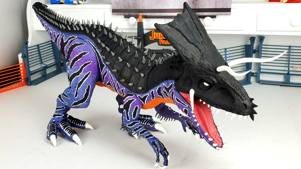 CUSTOM MATTEL SUPER COLOSSAL NIGHT HUNTER ULTIMASAURUS