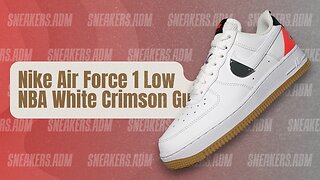 Nike Air Force 1 Low NBA White Crimson Gum - CT2298-101 - @SneakersADM