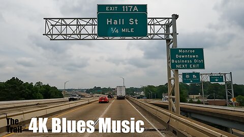 Blues Music - Train Track Song | Louisiana | Drive East I-20 West Monroe LA | 20230521