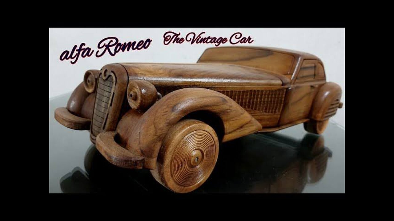 How to make wooden car ( vintage car )