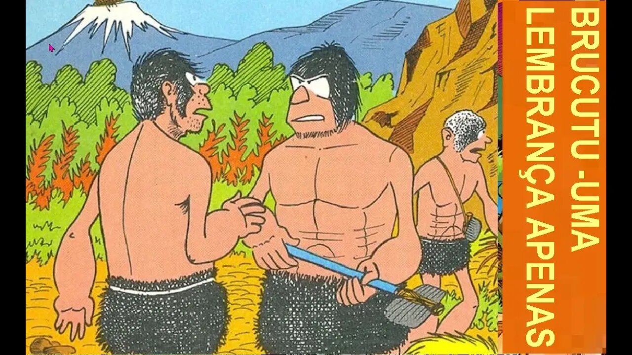 3 BRUCUTU UMA LEMBRANÇA APENAS- #museudogibi #quadrinhos #comics #manga