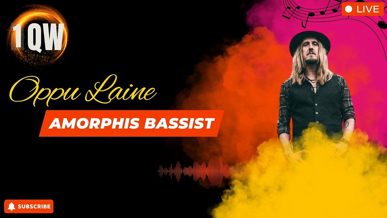 One Question With... Amorphis Bassist Oppu Laine!