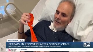 New video: MR. ORNG's father still recovering from crash