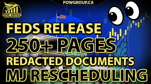 Feds Release 250+ Pages of Redacted Docs On MJ Rescheduling Recommendation Detailing Medical Value