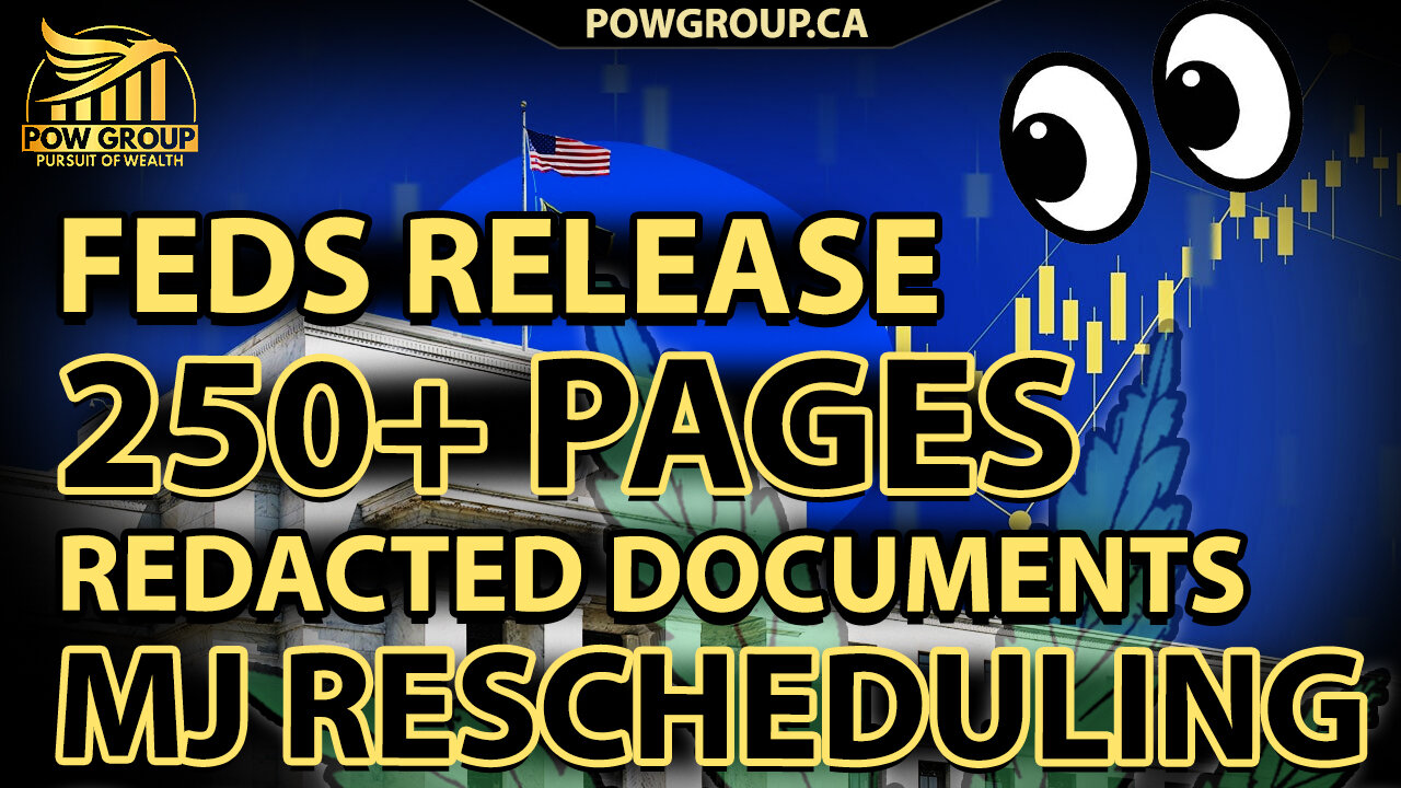 Feds Release 250+ Pages of Redacted Docs On MJ Rescheduling Recommendation Detailing Medical Value