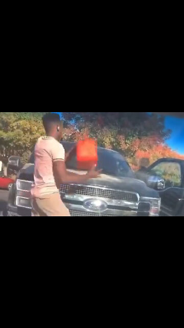 Idiot "Prankster" Almost Gets Shot Pouring Fake Gasoline On Man's Truck