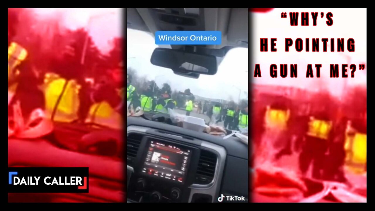 Motorist Confronted By Canadian Police Officers At Border