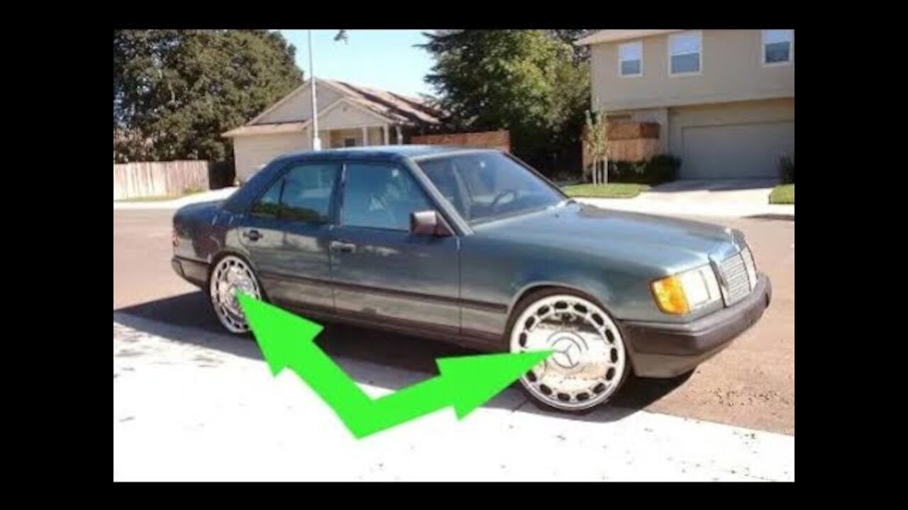 Mercedes Benz w124 - Guía para cambiar llantas y neumaticós tutorial