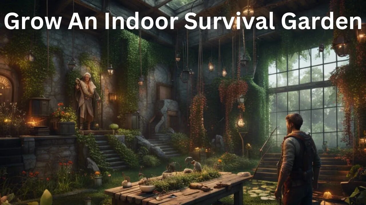 Preppers: How to Grow an Indoor Survival Garden Year Round!