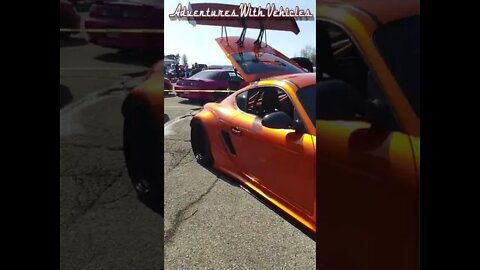 WIDE BODY PORSCHE CAYMAN ON AIR RIDE SUSPENSION