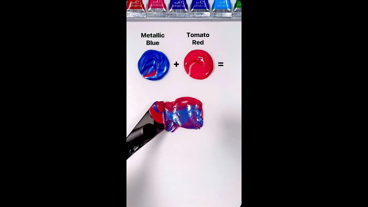 strange colour recipe #colourmixing