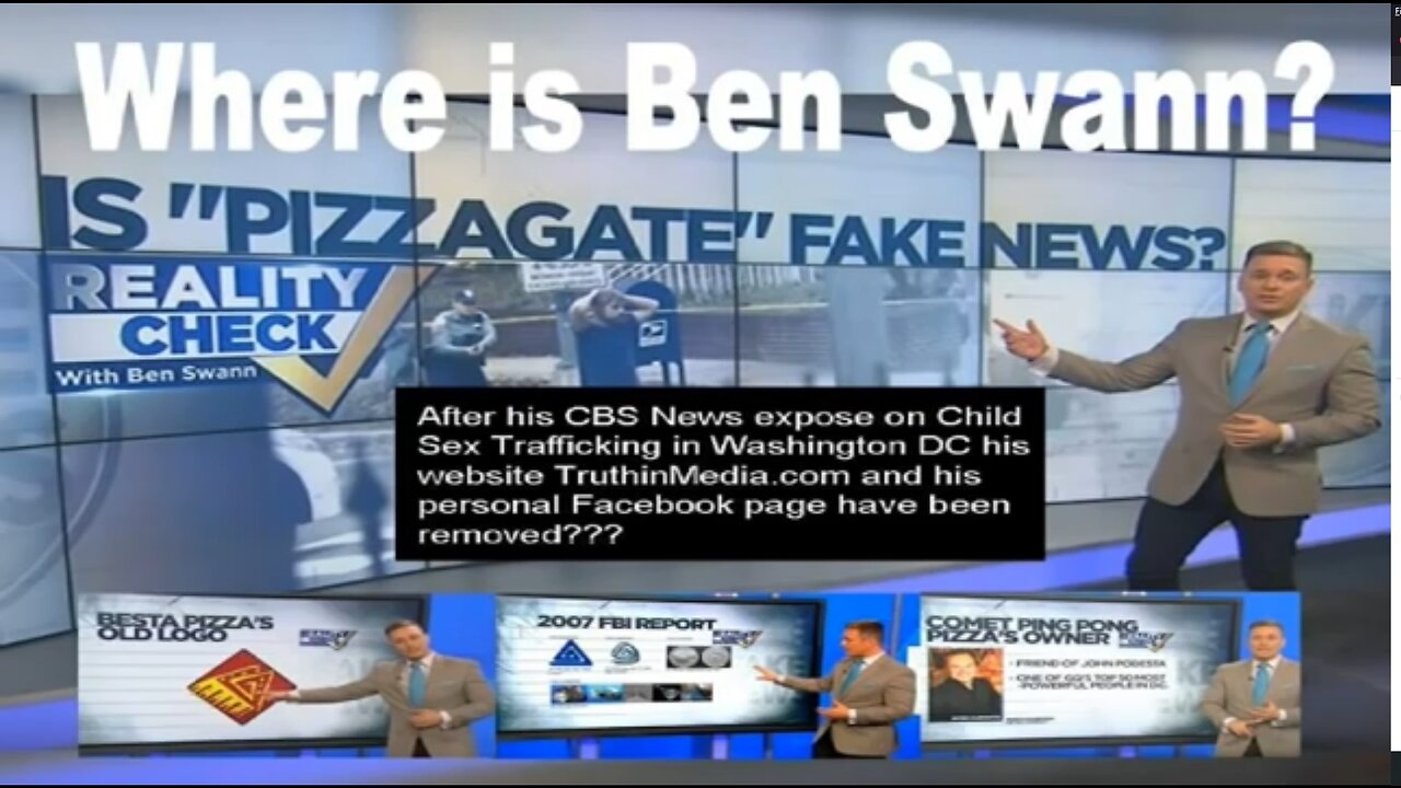 'WHERE IS BEN SWANN?! A COMPREHENSIVE #PIZZAGATE INVESTIGATION' - 2017