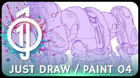 HOW TO DRAW: MECHA SERIES 02 (Line Art Process)